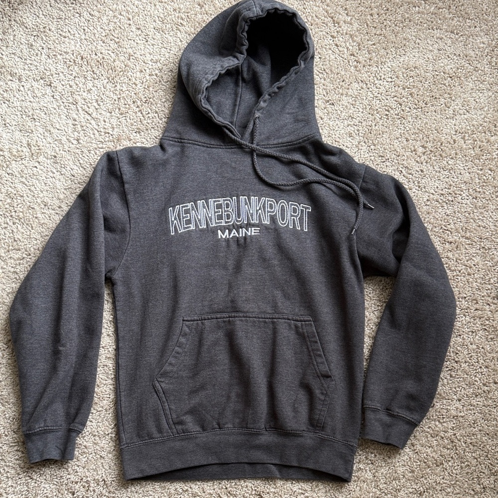 Kennebunkport Maine Women's Charcoal Hoodie